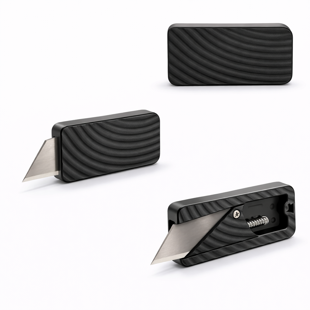 Addison Auto-Retracting EDC Utility Tool With Keyring Hole
