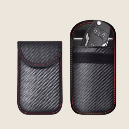Carbon Faraday key Pouch