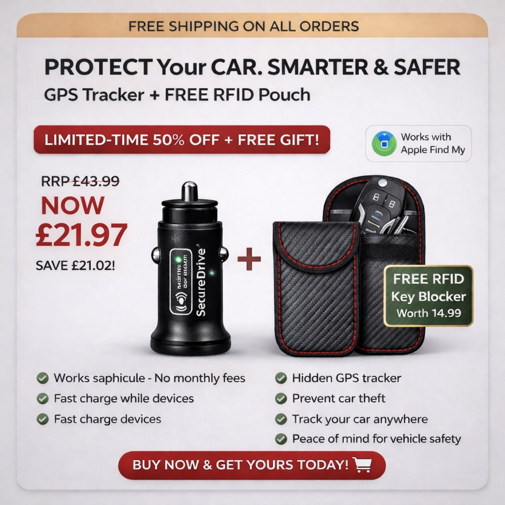 SecureDrive™  GPS Tracker with USB-C & A Power