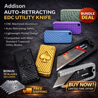 Addison Auto-Retracting EDC Utility Tool With Keyring Hole