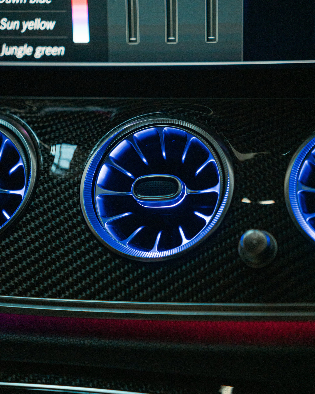 Mercedes W213 E class Saloon Ambient Air-vent With 3D Speaker