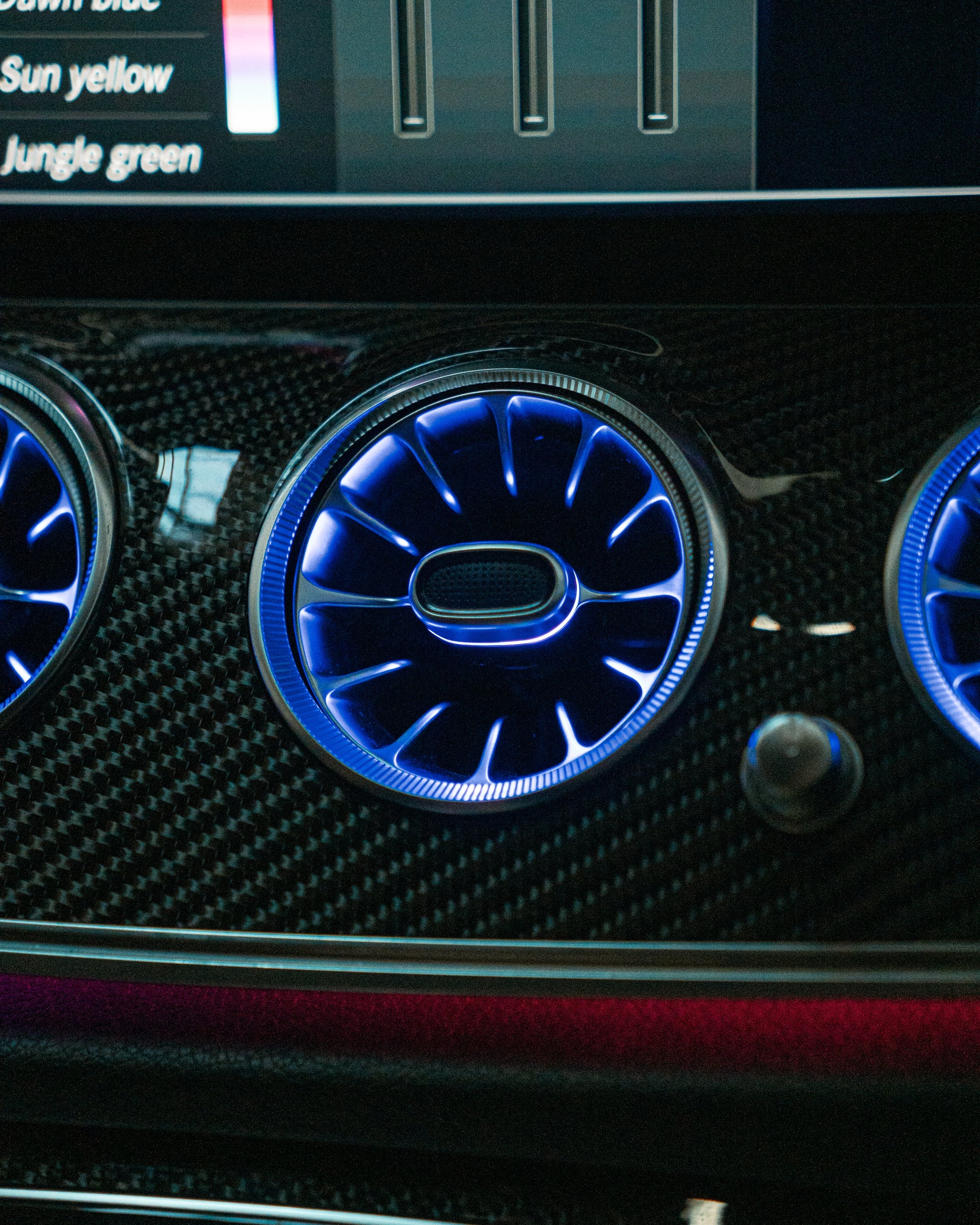 Mercedes W213 E class Saloon Ambient Air-vent With 3D Speaker