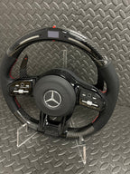Mercedes A C E Class Carbon Fibre LED Steering Wheel — Addison Auto Retrofits