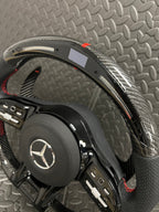 Mercedes A C E Class Carbon Fibre LED Steering Wheel — Addison Auto Retrofits