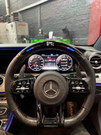 Mercedes A C E Class Carbon Fibre LED Steering Wheel — Addison Auto Retrofits