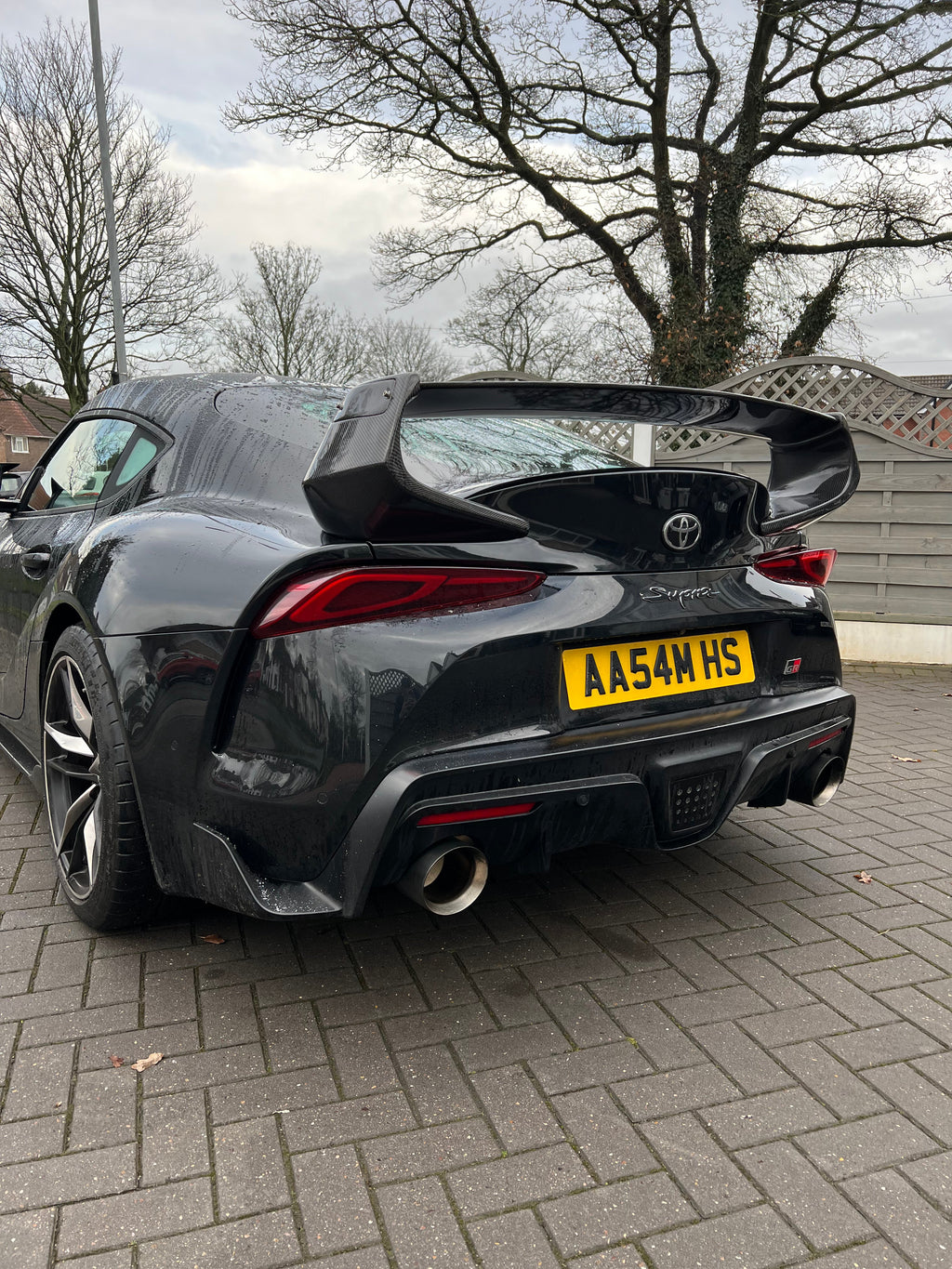 Toyota Supra MK5 A90 Carbon Rear Spoiler — Addison Auto Retrofits
