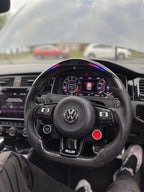 Volkswagen Golf MK 7 and 7.5 Carbon Fibre LED Steering Wheel — Addison Auto Retrofits