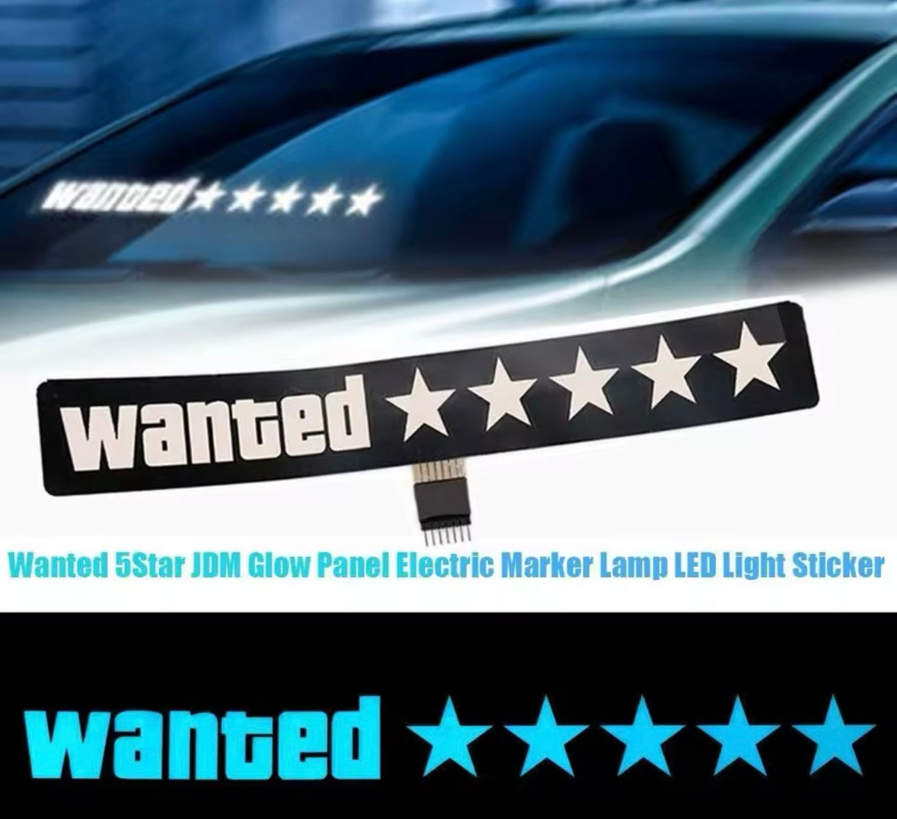 GTA 5 Stars LED Sticker