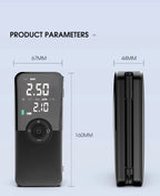 AirGuard Pro™ – Portable Digital Tire Inflator with LED Light & Power Bank