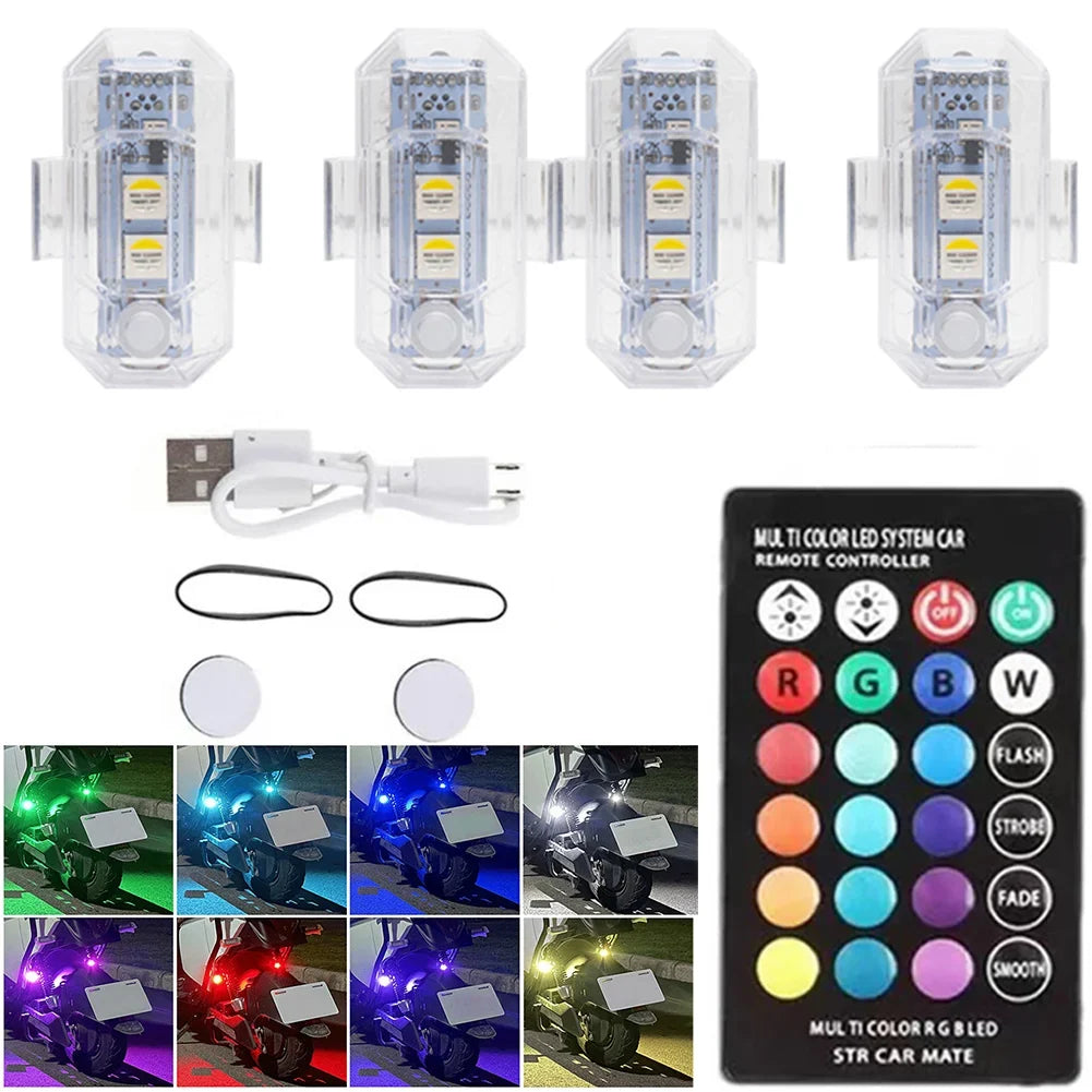 RGB LED Footwell Lights for Car - Multi-Color Interior Lighting