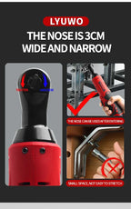 12V Cordless Right Angle Electric Ratchet 45NM 3/8 Inch + FREE Carry case + 4 Sockets FREE