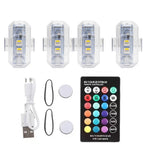 RGB LED Footwell Lights for Car - Multi-Color Interior Lighting