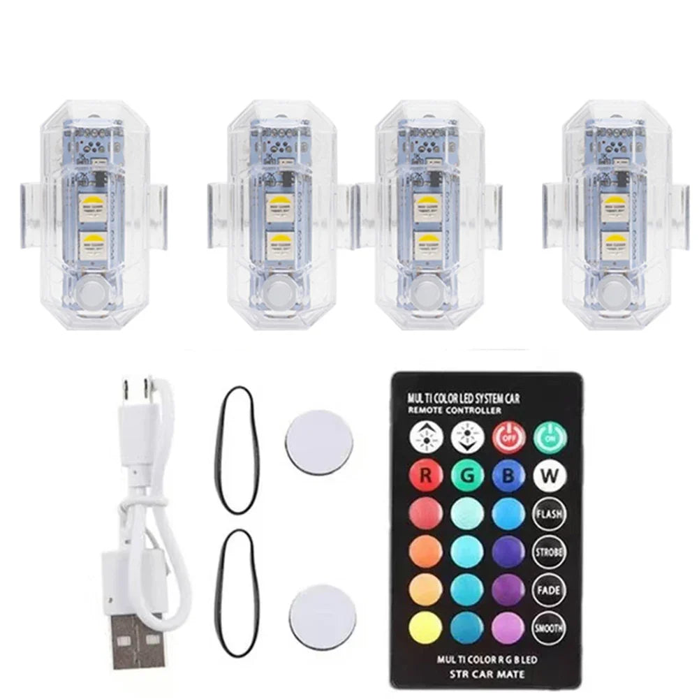 RGB LED Footwell Lights for Car - Multi-Color Interior Lighting