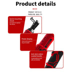 12V Cordless Right Angle Electric Ratchet 45NM 3/8 Inch + FREE Carry case + 4 Sockets FREE