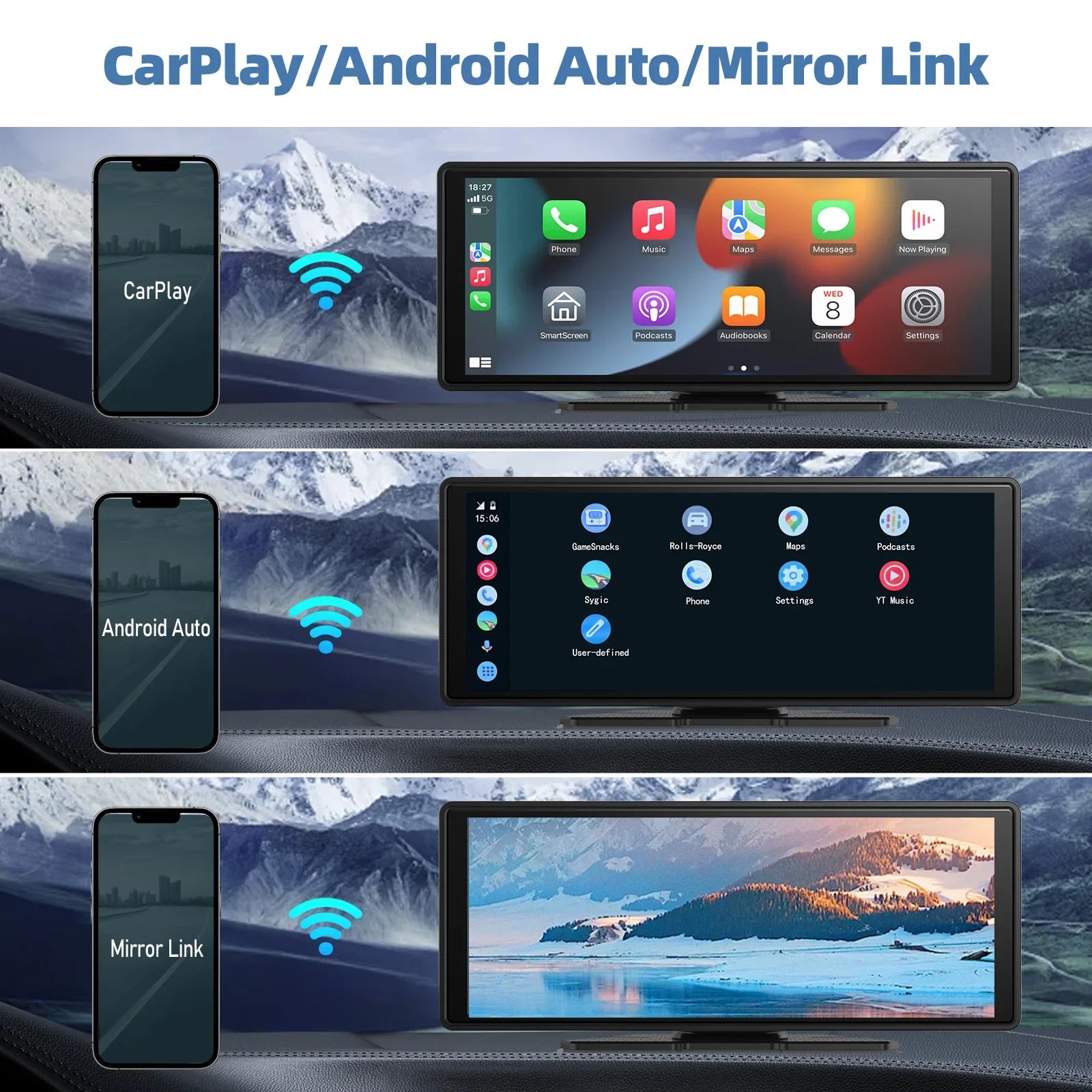 CarPro-Max CarPlay (2025 Model) 10-Inch Screen