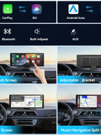 CarPro-Max CarPlay (2025 Model) 10-Inch Screen