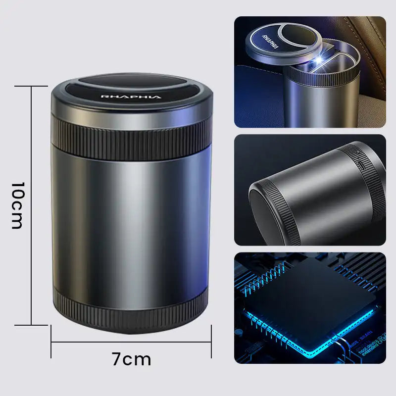 PureBreeze™ Smokeless Smart Ashtray with Automatic Opening/Closing