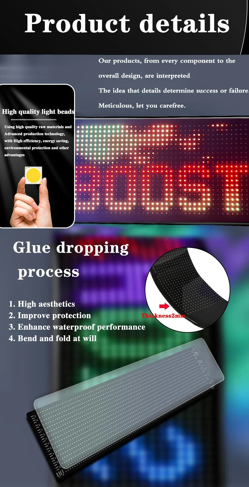 Customizable Flexible LED Display Screen