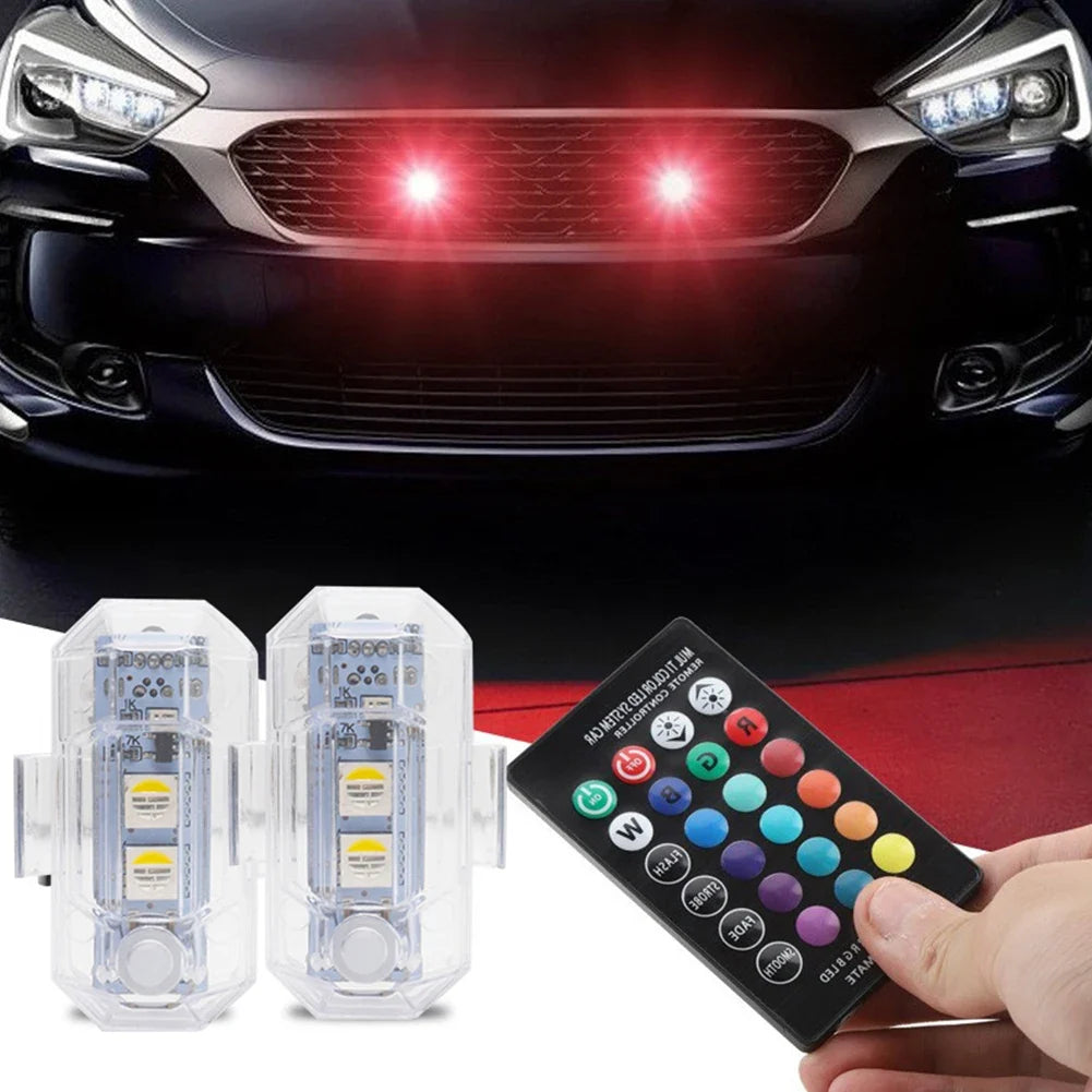 RGB LED Footwell Lights for Car - Multi-Color Interior Lighting