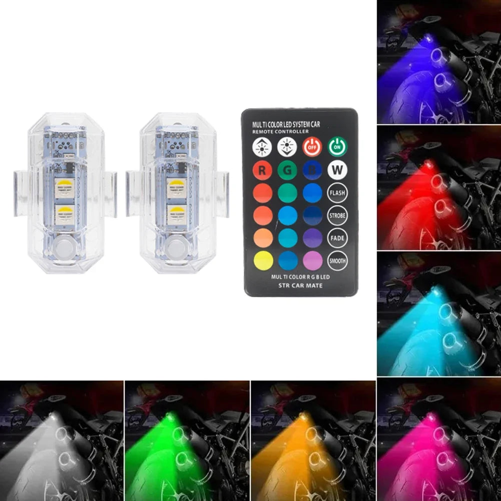 RGB LED Footwell Lights for Car - Multi-Color Interior Lighting