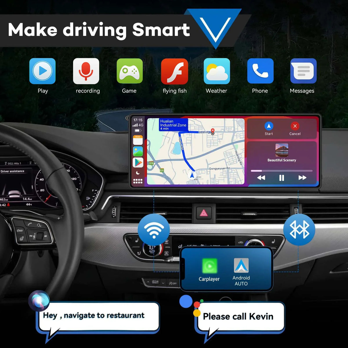 CarPro-Max CarPlay (2025 Model) 10-Inch Screen