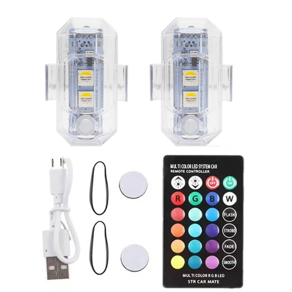 RGB LED Footwell Lights for Car - Multi-Color Interior Lighting