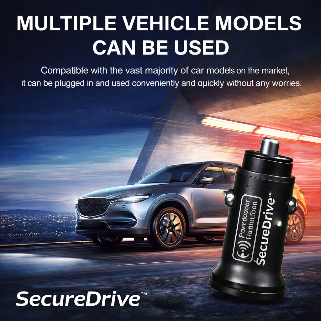 SecureDrive™  GPS Tracker with USB-C & A Power
