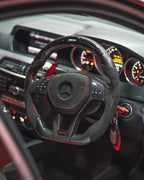 Mercedes W204 C,E Class Carbon Fibre LED Steering Wheel — Addison Auto Retrofits