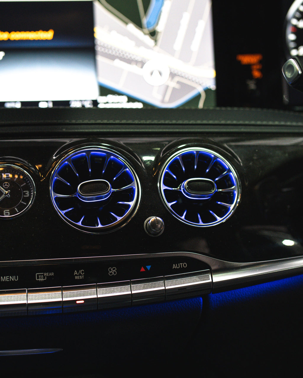 Mercedes W222 S class Saloon Ambient Air-vent With 3D Speaker