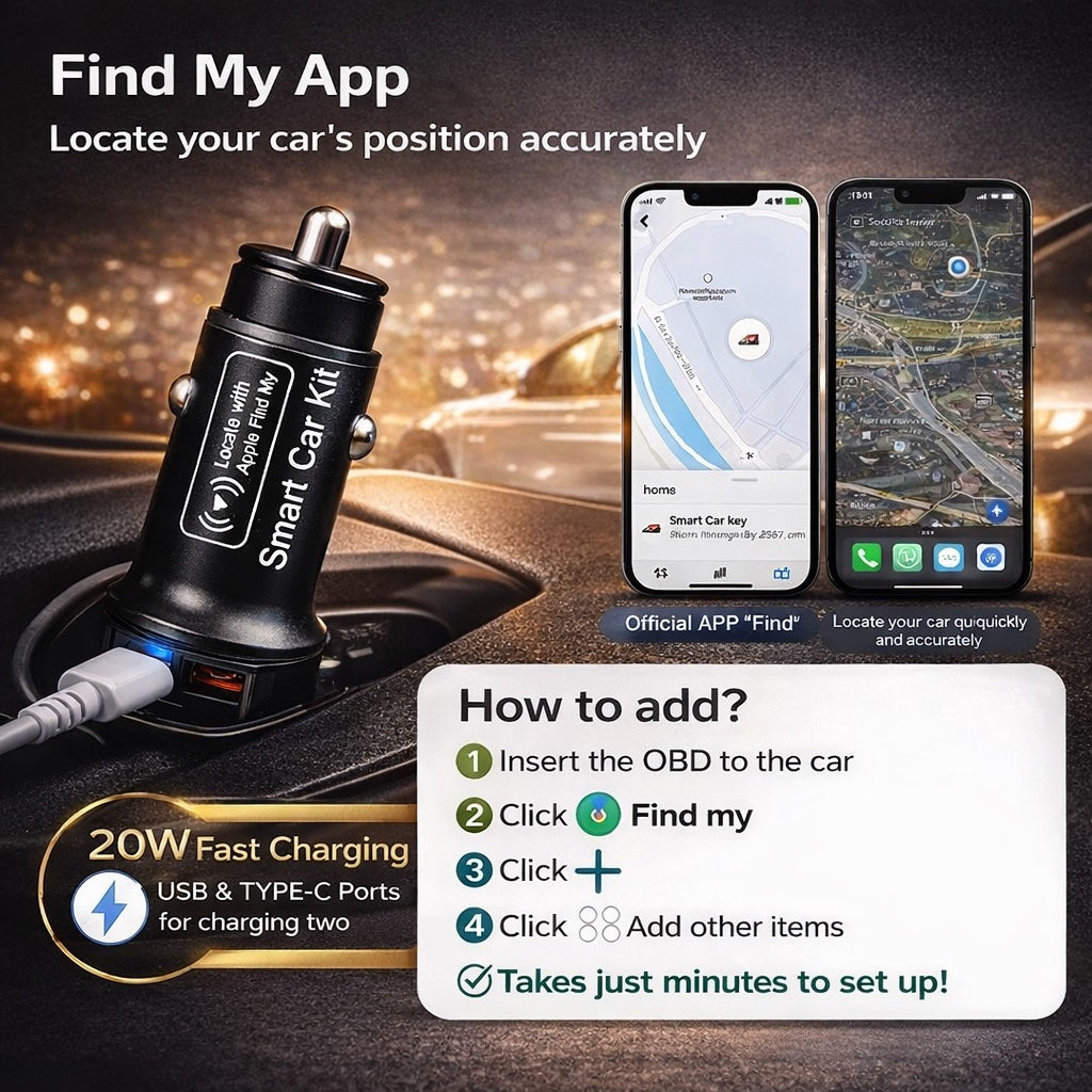 SecureDrive™  GPS Tracker with USB-C & A Power