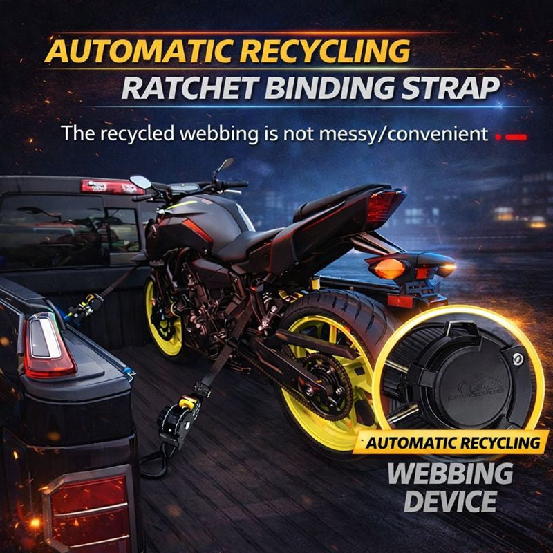 CargoPro  Auto Retract Tie-Down Ratchet Straps