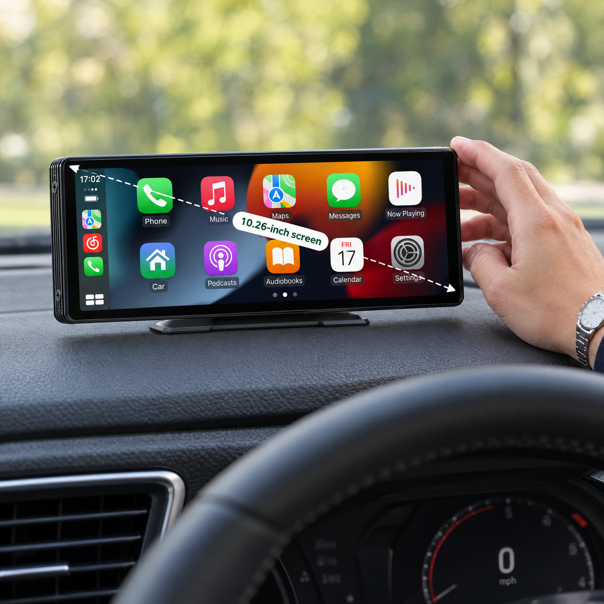 10.26-inch screen on a car dashboard