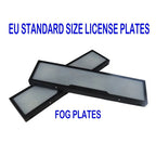 Ghost Plates UK/EU X2 (White Smoke)