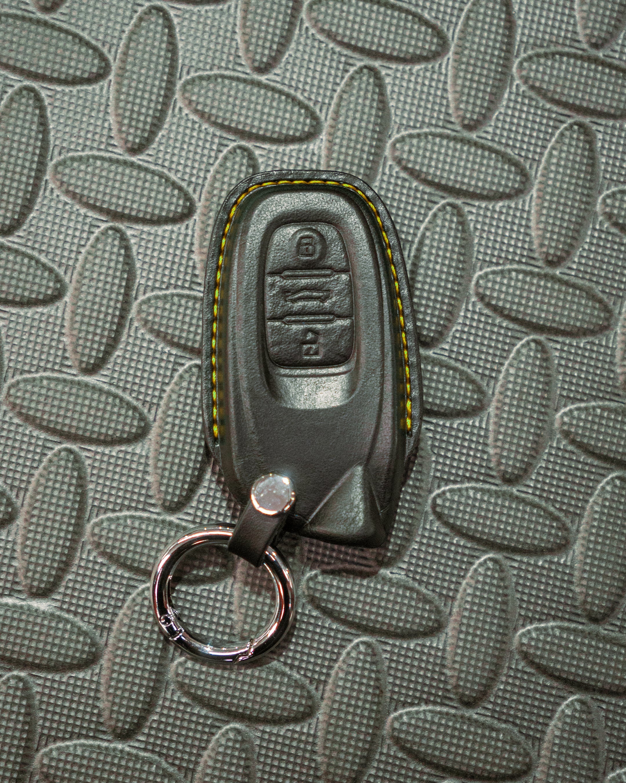 Lamborghini Leather Key Fob cover Huracan EVO STO Aventador V3 — Addison Auto Retrofits